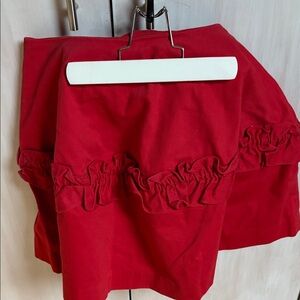 JBrand/Simone Rocha elegant Red stitched Skirt